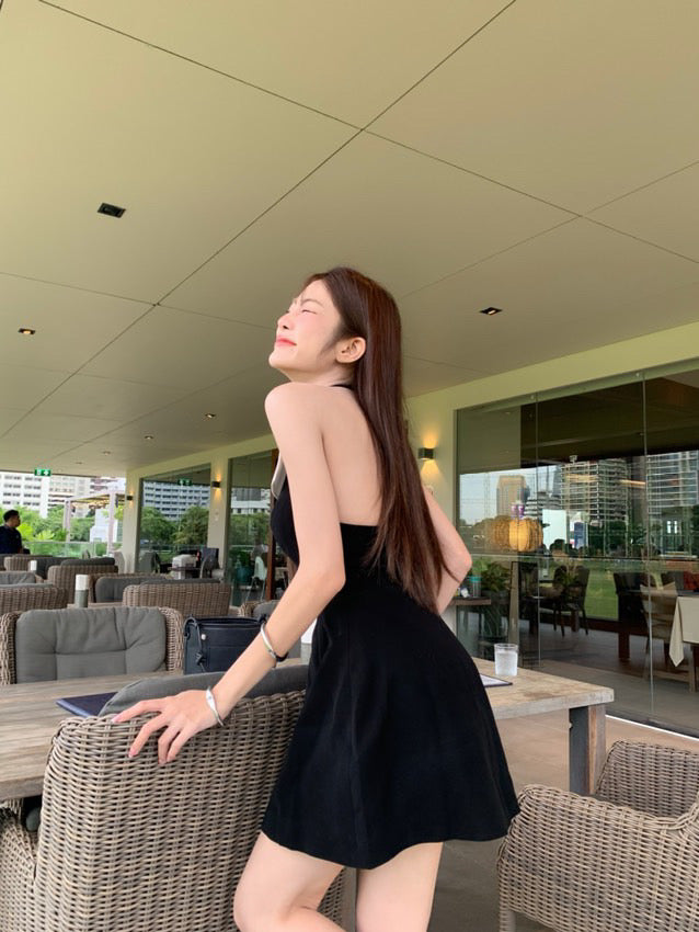 Elegant Lapel mini dress
