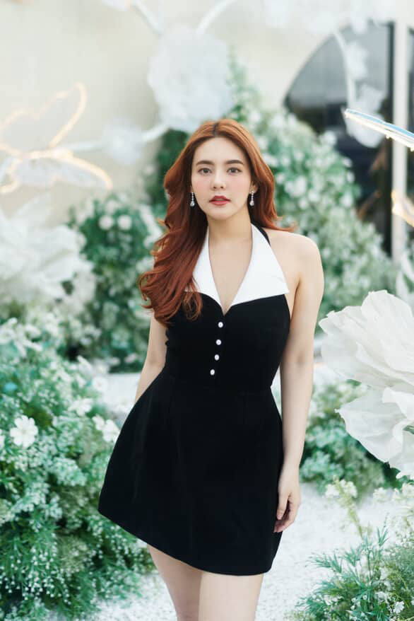 Elegant Lapel mini dress