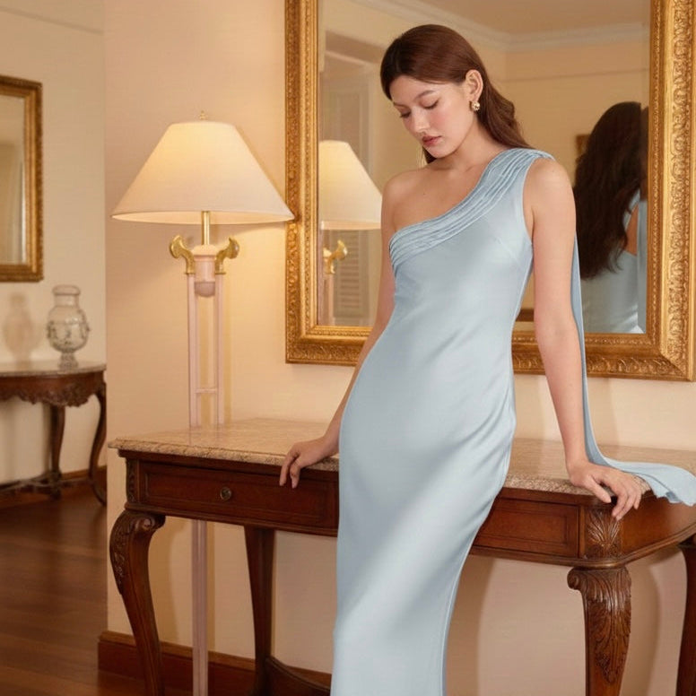 Celeste Satin Dress