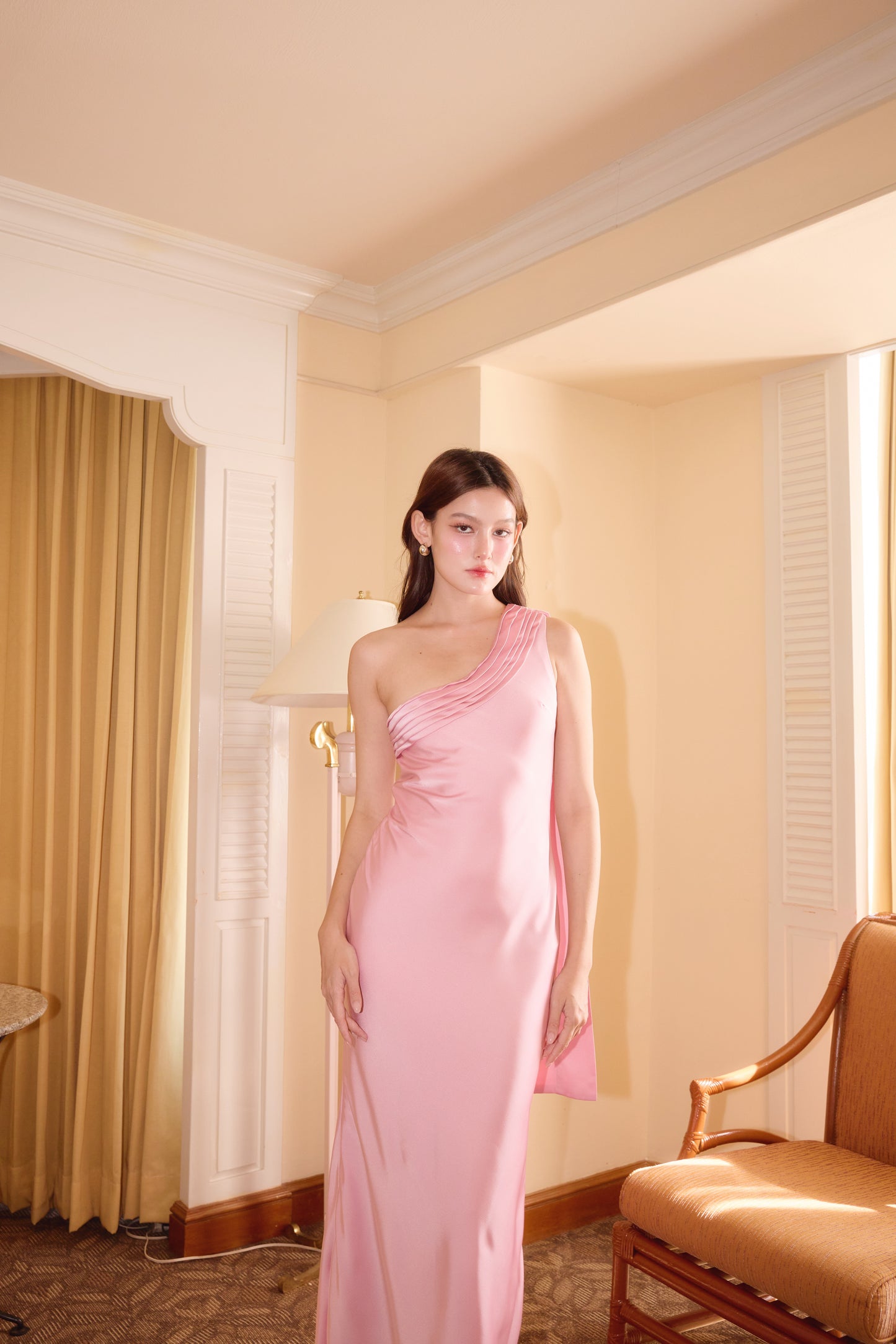 Celeste Satin Dress