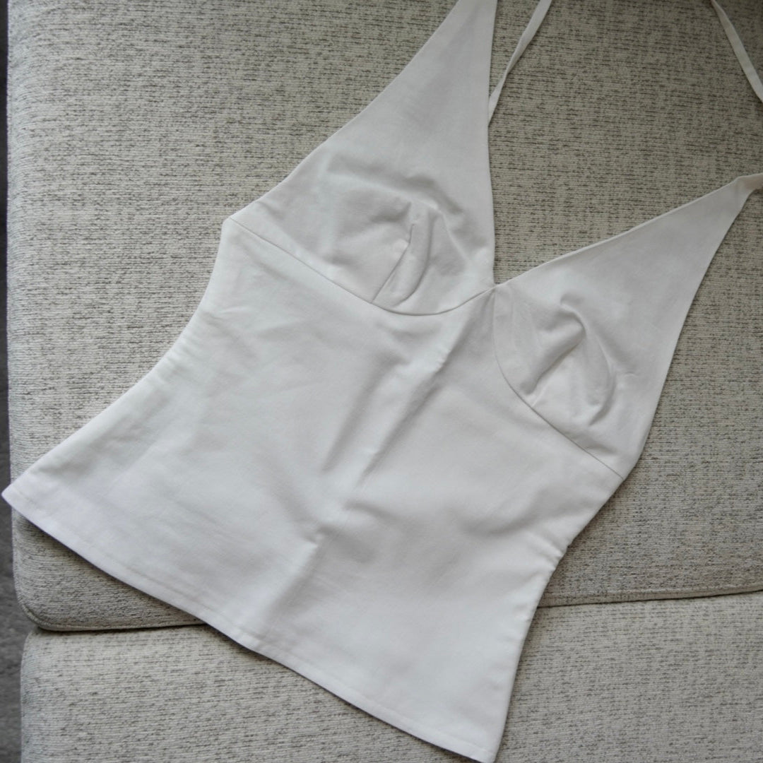 Sunlit Cotton Halter