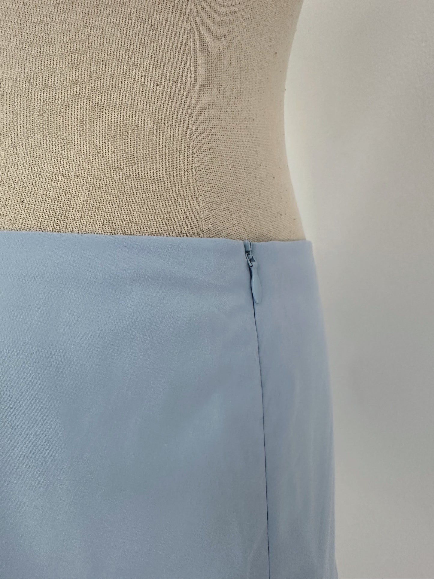 Shot cotton skirt